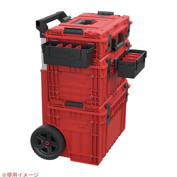 日本正規品 キューブリック Custom ディープモジュラーセット 深型ビン2個入 コネクター付 ペグボード用 仕切り付 (Z263487PG003)(5901238263487) QBRICK