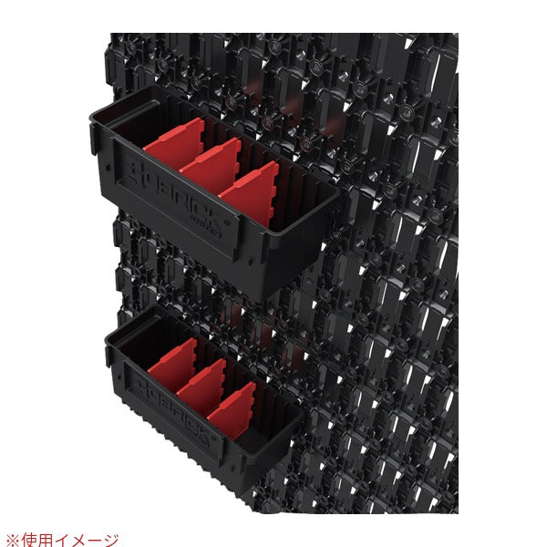 日本正規品 キューブリック Custom ディープモジュラーセット 深型ビン2個入 コネクター付 ペグボード用 仕切り付 (Z263487PG003)(5901238263487) QBRICK