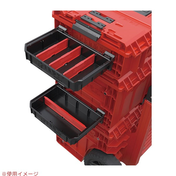 日本正規品 キューブリック Custom シェルフモジュラーセット トレイ2個入 コネクター付 ペグボード用 仕切り付 (Z263494PG003)(5901238263494) QBRICK