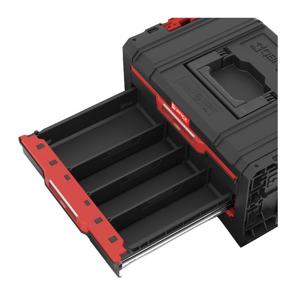 日本正規品 キューブリック PRO 2.0 3段引出しツールボックス 4.5L×3 自動ロック 金属レール モジュール連結 (SKRQPROD3B2CZAPG003)(5901238265085) QBRICK