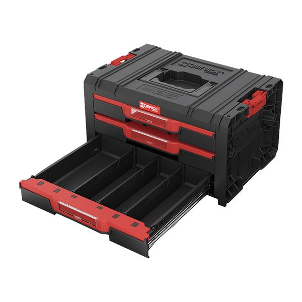 日本正規品 キューブリック PRO 2.0 3段引出しツールボックス 4.5L×3 自動ロック 金属レール モジュール連結 (SKRQPROD3B2CZAPG003)(5901238265085) QBRICK