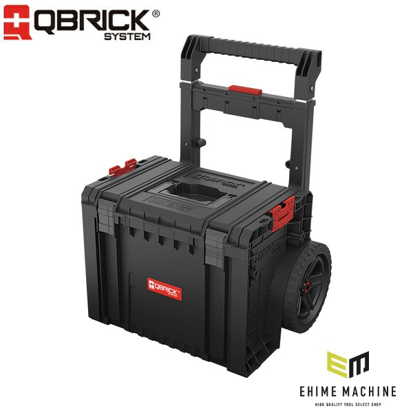 日本正規品 キューブリック PRO 2.0 キャリーツールボックス 29L IP54 伸縮ハンドル キャスター付 モジュール連結 (SKRWQCPRO2PCZAPG003)(5901238265122) QBRICK