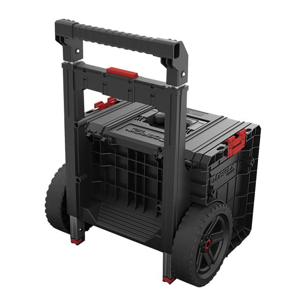 日本正規品 キューブリック PRO 2.0 キャリーツールボックス 29L IP54 伸縮ハンドル キャスター付 モジュール連結 (SKRWQCPRO2PCZAPG003)(5901238265122) QBRICK