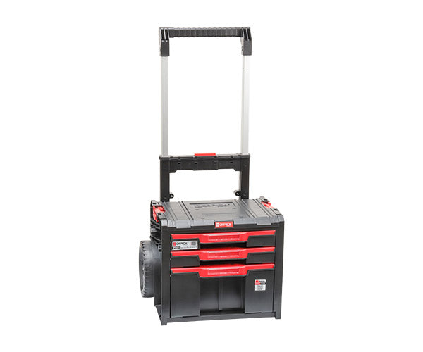 日本正規品 キューブリック PRO 2.0 キャリー 3段引出しツールボックス 4.5L×2+12L 自動ロック 伸縮ハンドル (SKRWQCP2PD3CZAPG003)(5901238265351) QBRICK