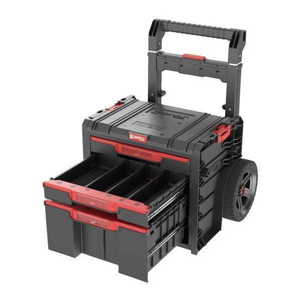 日本正規品 キューブリック PRO 2.0 キャリー 3段引出しツールボックス 4.5L×2+12L 自動ロック 伸縮ハンドル (SKRWQCP2PD3CZAPG003)(5901238265351) QBRICK