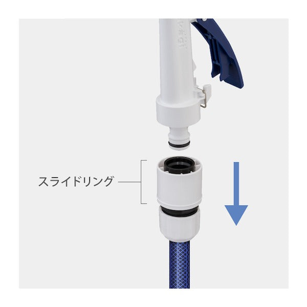 タカギ ホースノズル ラクロックファイブS (QG1175NB)(4975373162821) takagi