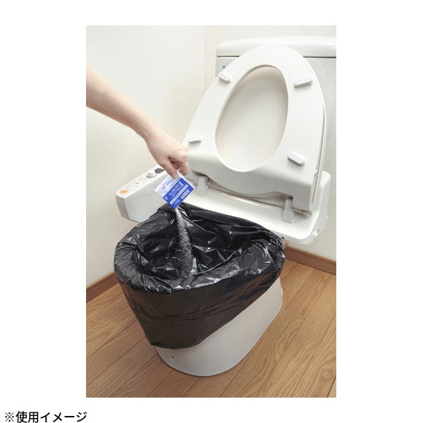 サンコー 防災用トイレ袋 30回分 凝固剤付 吸水約600cc 日本製 (R-47)(4973381585571)