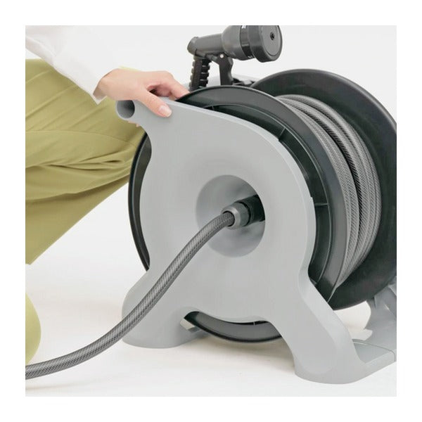 タカギ ホースリール オーロラBASE 20m (R1220GY)(4975373199841) takagi