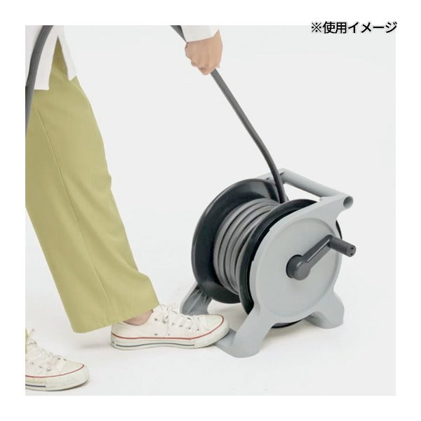 タカギ ホースリール オーロラBASE 30m (R1330GY)(4975373199858) takagi