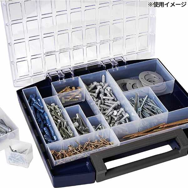 ラーコ パーツケース ボクサー 55 5×10-25 (134873)(5733439134873) トレー25個付属 ワンタッチロック RAACO