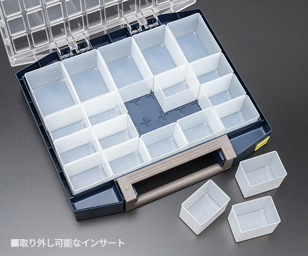 ラーコ パーツケース ボクサー 80 5×10-20 (134934)(5733439134934) トレー20個付属 ワンタッチロック RAACO