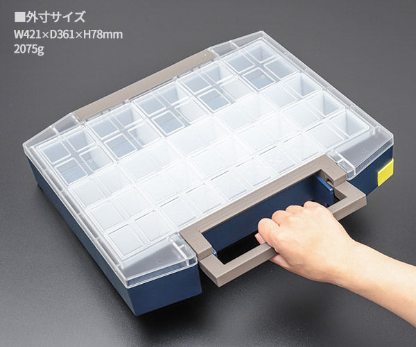 ラーコ パーツケース ボクサー 80 5×10-20 (134934)(5733439134934) トレー20個付属 ワンタッチロック RAACO
