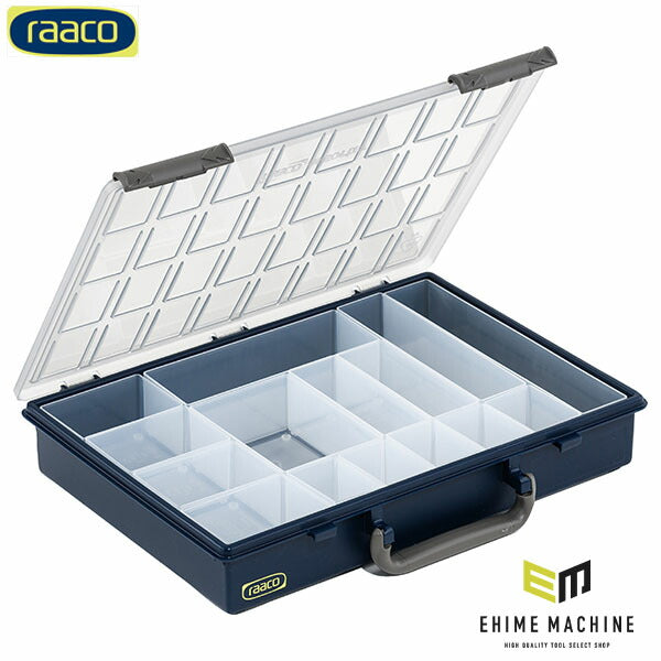 ラーコ パーツケース アソーター 55 4×8-15 (136211)(5733439136211) インサート15個付属 スライドラッチ 半透明フタ RAACO