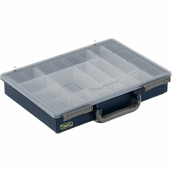 ラーコ パーツケース アソーター 55 4×8-15 (136211)(5733439136211) インサート15個付属 スライドラッチ 半透明フタ RAACO