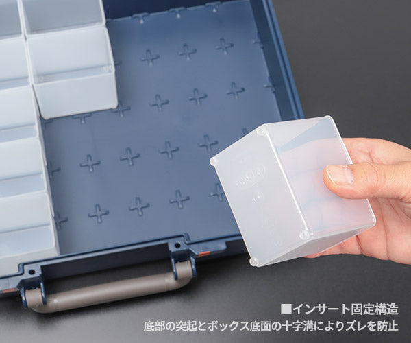 ラーコ パーツケース キャリーライト 80 5×10-25 (136327)(5733439136327) トレー25個付属 スライド式ロック 認識ラベル付 RAACO