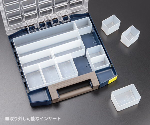 ラーコ パーツケース ボクサー55 5x5-13 (138307)(5733439134804) トレー13個付 ワンタッチロック RAACO