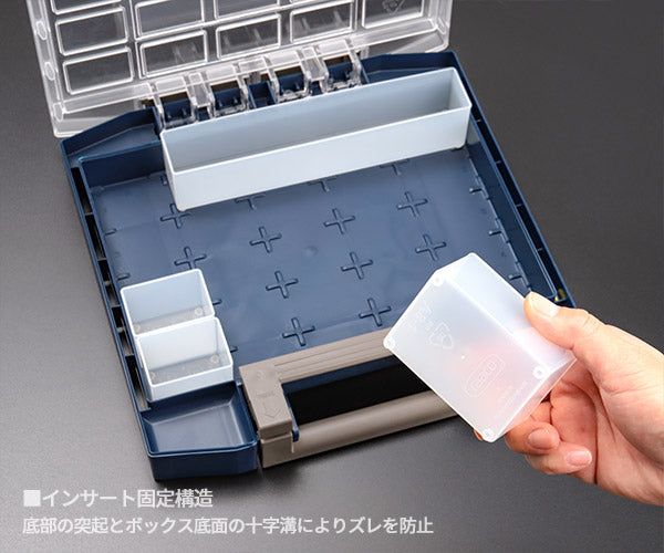 ラーコ パーツケース ボクサー55 5x5-13 (138307)(5733439134804) トレー13個付 ワンタッチロック RAACO