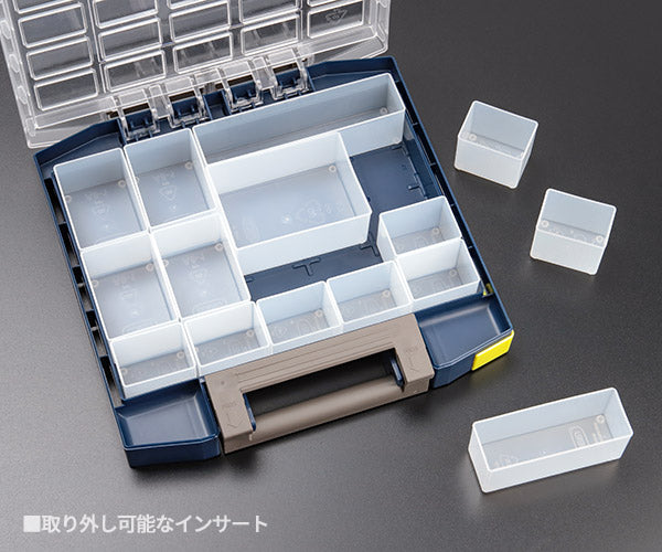 ラーコ パーツケース ボクサー55 5x5-15 (138314)(5733439134811) トレー15個付 ワンタッチロック RAACO
