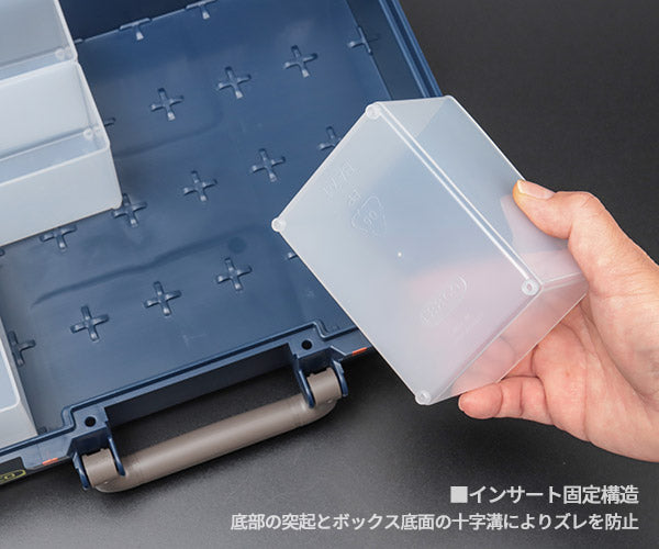 ラーコ パーツケース キャリーライト80 4x8-9 (143608)(5733439143608) トレー9個付 スライドロック 認識ラベル付 RAACO