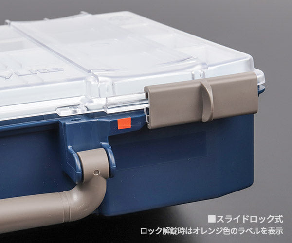 ラーコ パーツケース キャリーライト80 4x8-9 (143608)(5733439143608) トレー9個付 スライドロック 認識ラベル付 RAACO