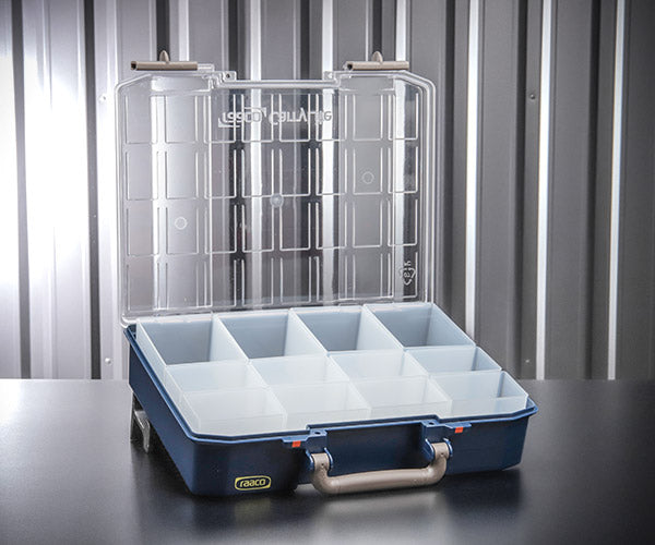 ラーコ パーツケース キャリーライト 80 4x8-12 (144551)(5733439144551) トレー12個付属 スライドロック式 RAACO