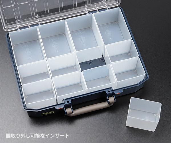 ラーコ パーツケース キャリーライト 80 4x8-12 (144551)(5733439144551) トレー12個付属 スライドロック式 RAACO