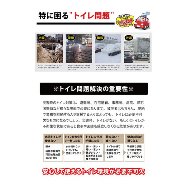 サンコー 非常用簡易トイレ コンパクト 組立式便座 ポンチョ付 耐荷重約120kg (RB-08)(4973381137435)