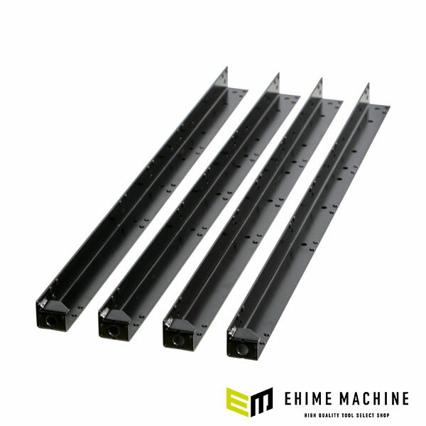 TRUSCO RBW-H9SET BK ツールワゴン ラビットワゴン支柱セット H880用 ブラック(4550414294152) トラスコ中山