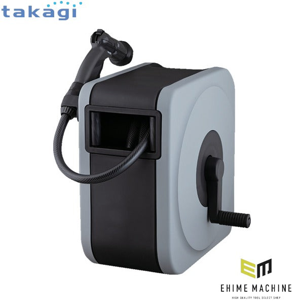 タカギ ホースリール BOXY NEXT 20m(GY) (RC1220GY)(4975373183918) takagi