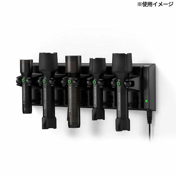 日本正規品 レッドレンザー 5ステーションチャージングパネル 最大5台同時充電対応 502259/502260装着用 (502261)(4058205022927) Ledlenser