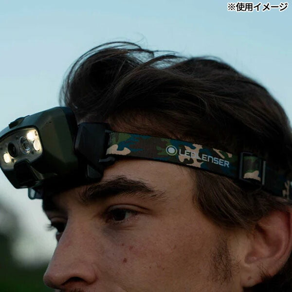 日本正規品 レッドレンザー LEDヘッドライト HF8R Core RGB CAMO 1600lm 照射距離210m RGB3色サブLED IP68完全防水 自動調光 スマホ連携 カモフラ柄 ハンティング サバゲー (503089) (4058205036634) Ledlenser