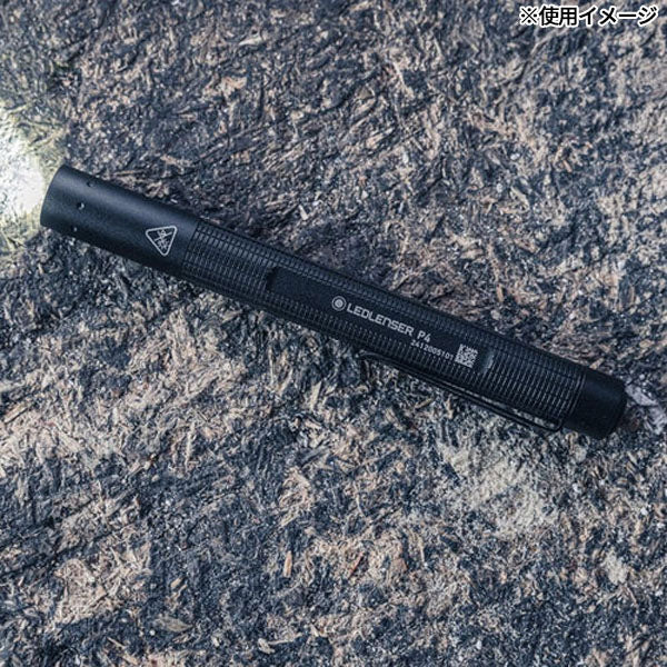 日本正規品 レッドレンザー ペンライト P4 第四世代 180lm 照射距離90m 単4電池式 IP54防水 60g フォーカス機能付 最長23時間 75%リサイクルアルミ ポケットクリップ プロ用 (503098) (4058205036986) Ledlenser