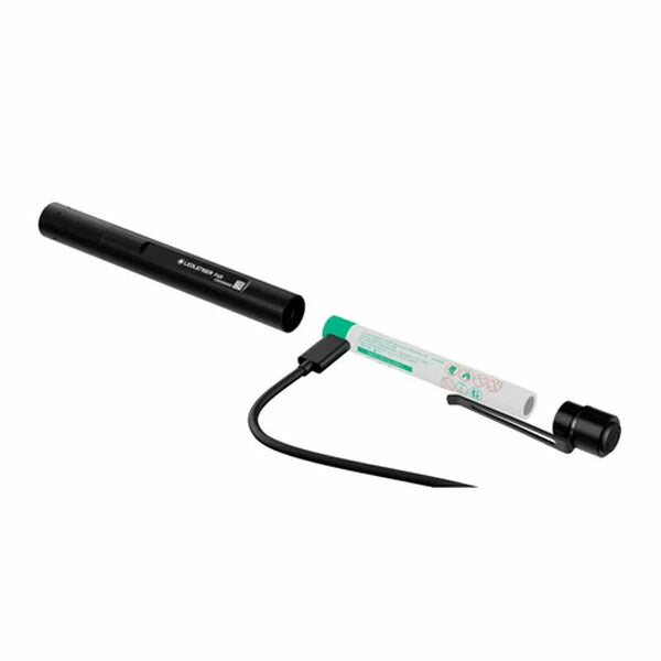 日本正規品 レッドレンザー ペンライト P4R 第四世代 300lm 照射距離100m 充電式 単4電池兼用 IP54防水 57g フォーカス機能付 USB-C急速充電1.5h 75%リサイクルアルミ プロ用 (503099) (4058205037013) Ledlenser
