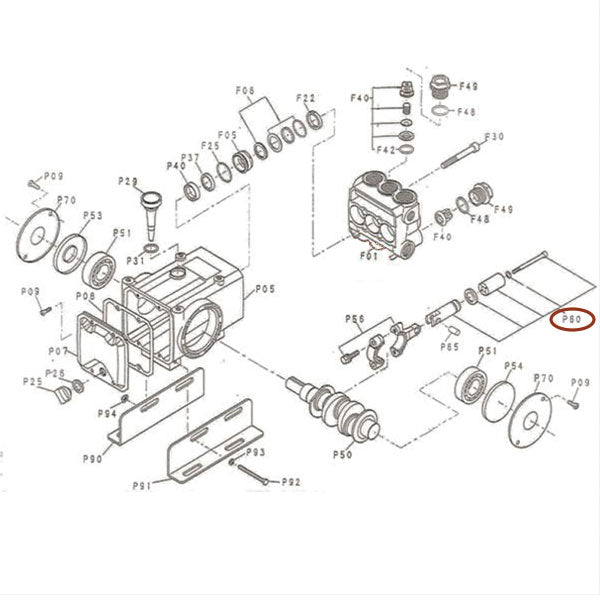 メーカー直送品] オカツネ プランジャーポンプ RG-313R用パーツ
