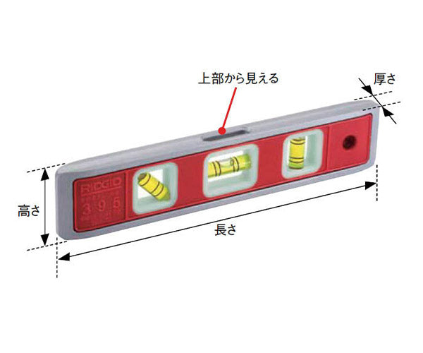 【11月の特価品】RIDGID 22398 395-E ナイトシェイドトルペイトレベル リジッド