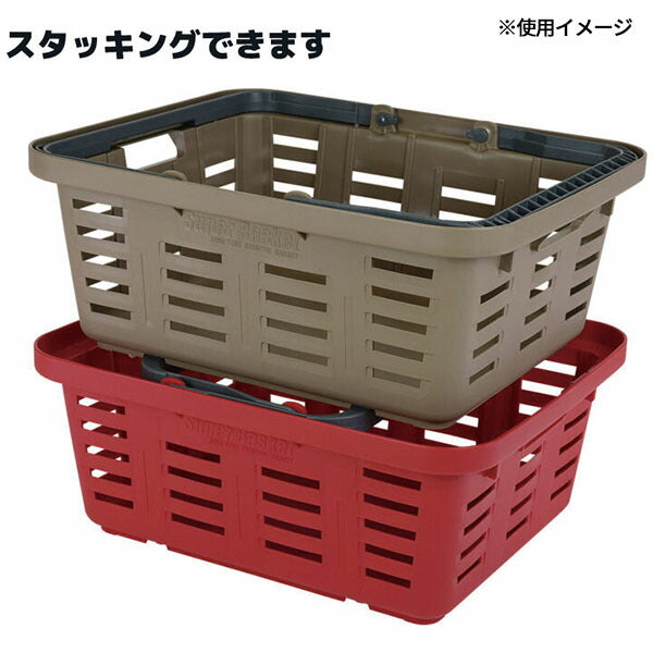 リングスター SB-465Sレッド スーパーバスケット (SB-465Sレツド)(4963241014846) RINGSTAR