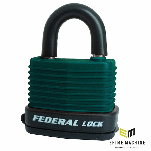 日本正規品 フェデラル 屋外用ダイヤル式南京錠 40mm グリーン (RL40W-GN-P)(4545301102269) FEDERAL