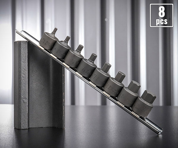コーケン RS3012M/8-L25 8ヶ組 9.5sq. ショートヘックスビットソケット レールセット Ko-ken 工具