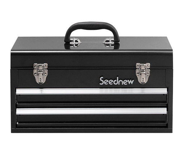 SEEDNEW シーズニュー 2段引出しツールケース(ブラック) S-A302BL