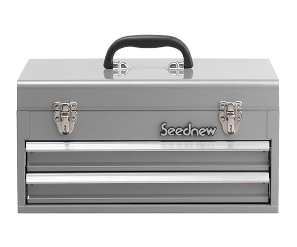 SEEDNEW シーズニュー 2段引出しツールケース(シルバー) S-A302SL