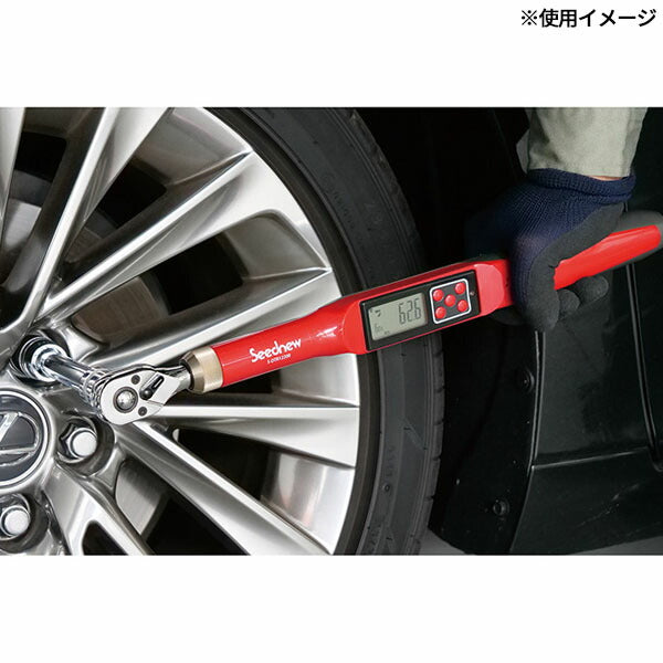 シーズニュー 12.7sq デジタルトルクレンチ 40~200N・m S-DTR12200 (4940995884307) SEEDNEW シンプル 簡単トルク管理