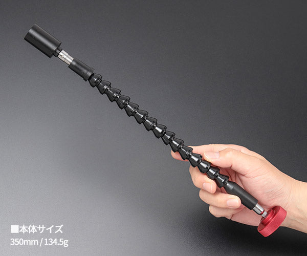 SEEDNEW シーズニュー フレキシブルスパークプラグフィッター 350mm プラグ交換 工具 かじり防止 乗用車 バイク対応 (S-FPF756) (4940995895976)