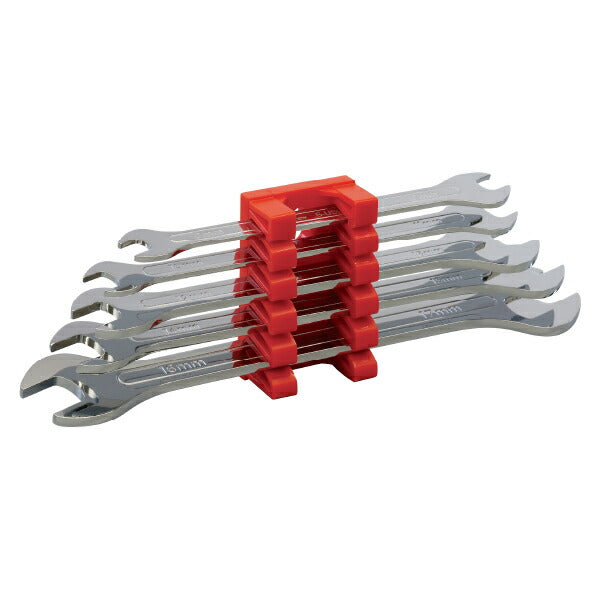 SEEDNEW シーズニュー ウルトラフラットスパナレンチセット(5本セット) S-USM5-1 超薄型スパナセット タペット調整・バイクチェーン調整ナットのダブルナットの締緩に