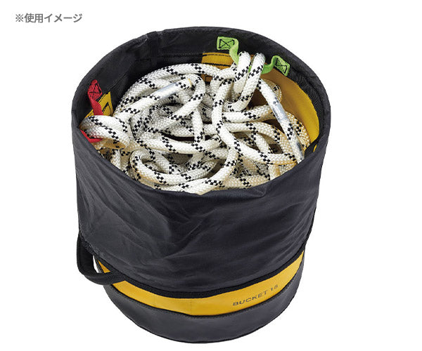 日本正規品 ペツル バックパック バケット 15 イエロー ロープバッグ 容量15L (S001AA00)(3342540837935) PETZL
