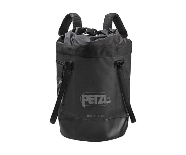 日本正規品 ペツル バックパック バケット 30 ブラック ロープバッグ 容量30L (S001CA01)(3342540839618) PETZL