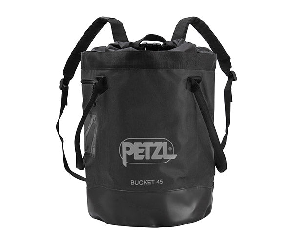 日本正規品 ペツル バックパック バケット 45 ブラック ロープバッグ 容量45L (S001CA02)(3342540839625) PETZL