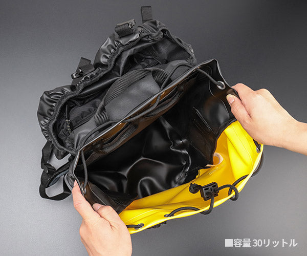 日本正規品 ペツル トランスポート 30 イエロー/ブラック 30L 自立型 高耐久バックパック 50kg引き上げ対応 TPU (S042AA00)(3342540844803) PETZL