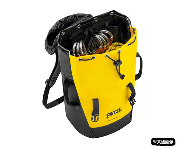 日本正規品 ペツル トランスポート 30 ブラック 30L 自立型 高耐久バックパック 50kg引き上げ対応 TPU (S042AA01)(3342540844797) PETZL