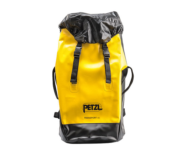 日本正規品 ペツル トランスポート 45 イエロー/ブラック 45L 自立型 高耐久バックパック 50kg引き上げ対応 TPU (S042BA00)(3342540844889) PETZL