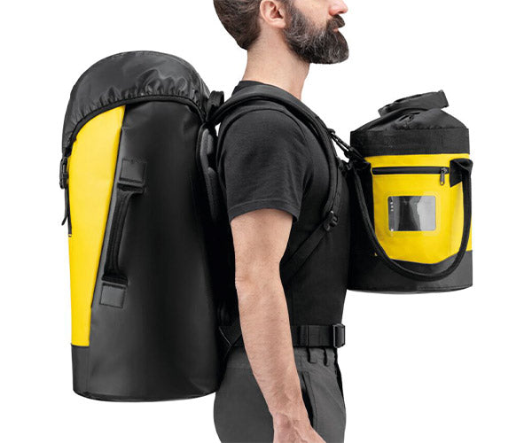 日本正規品 ペツル トランスポート 45 イエロー/ブラック 45L 自立型 高耐久バックパック 50kg引き上げ対応 TPU (S042BA00)(3342540844889) PETZL